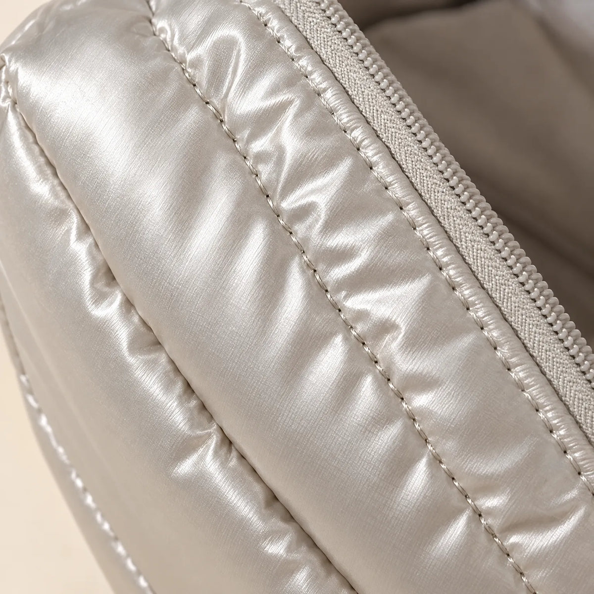 Quilted Travel Makeup Bag