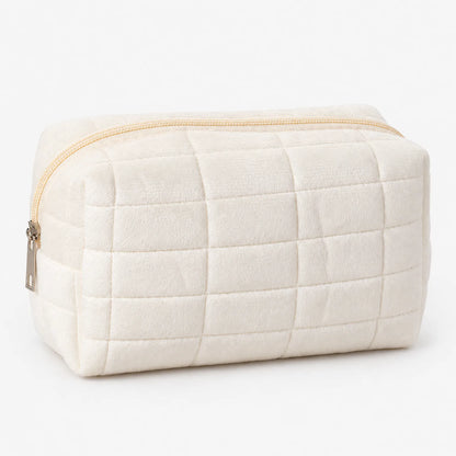 Quilted Travel Makeup Storage Bag