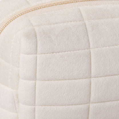 Quilted Travel Makeup Storage Bag