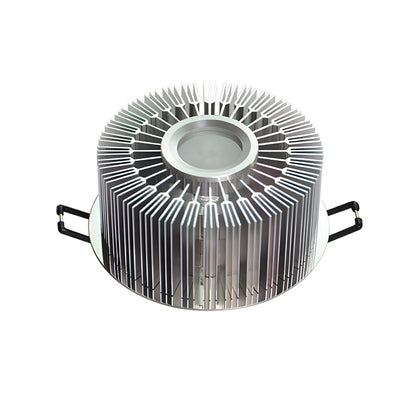 RGB LED Chrome Flush Mount Ceiling Light | Chromexa