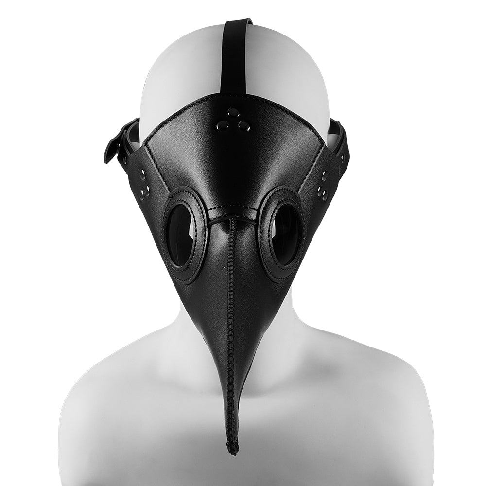 Realistic Black Plague Doctor Mask | CorvoMask