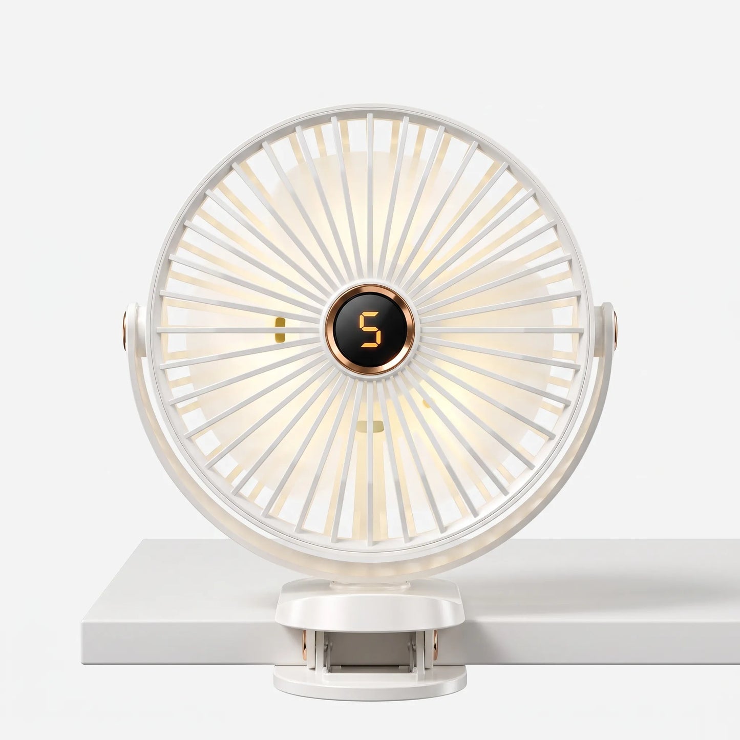 Rechargeable Camping Fan With Light | CampBreeze