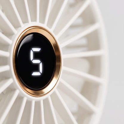 Rechargeable Camping Fan With Light | CampBreeze