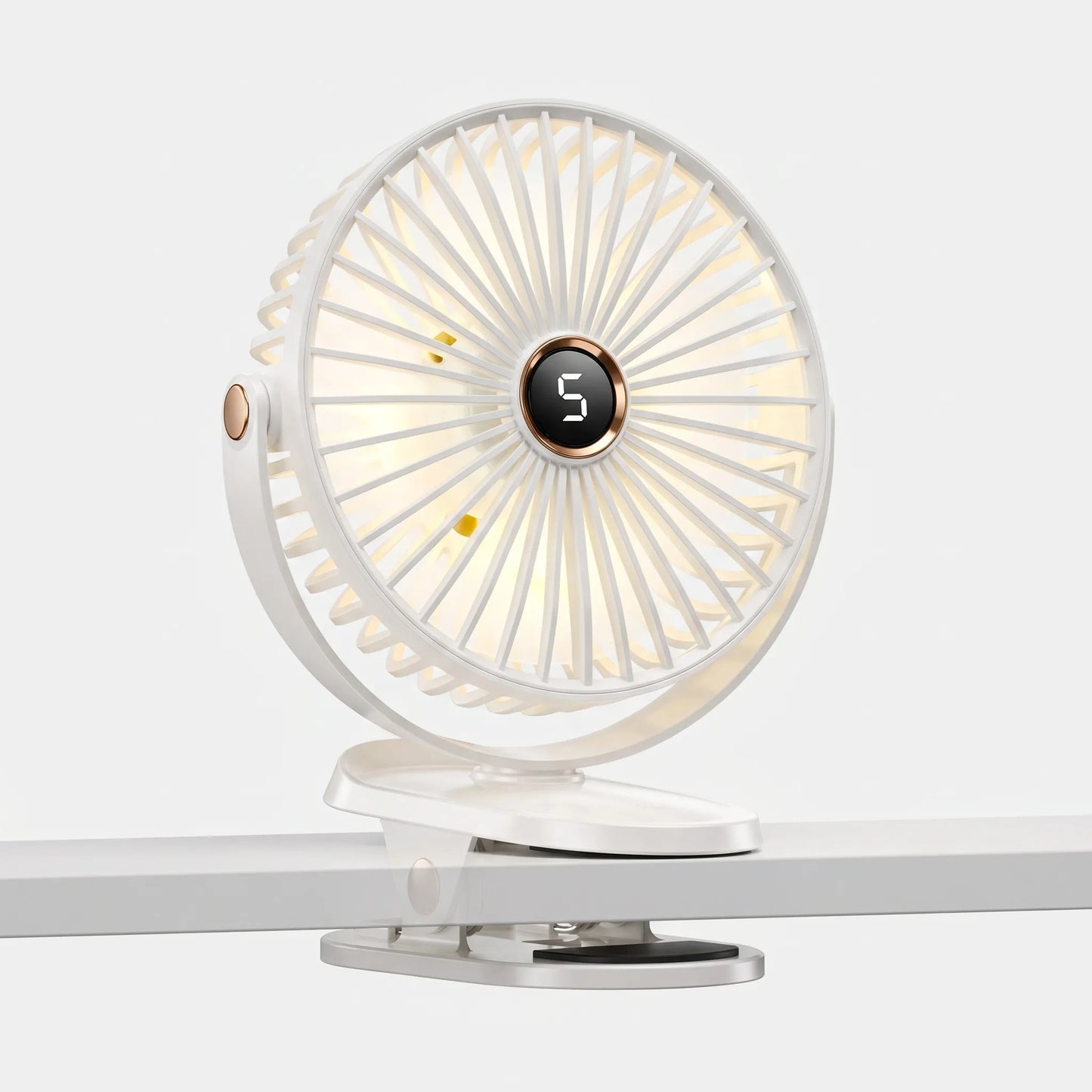 Rechargeable Camping Fan With Light | CampBreeze