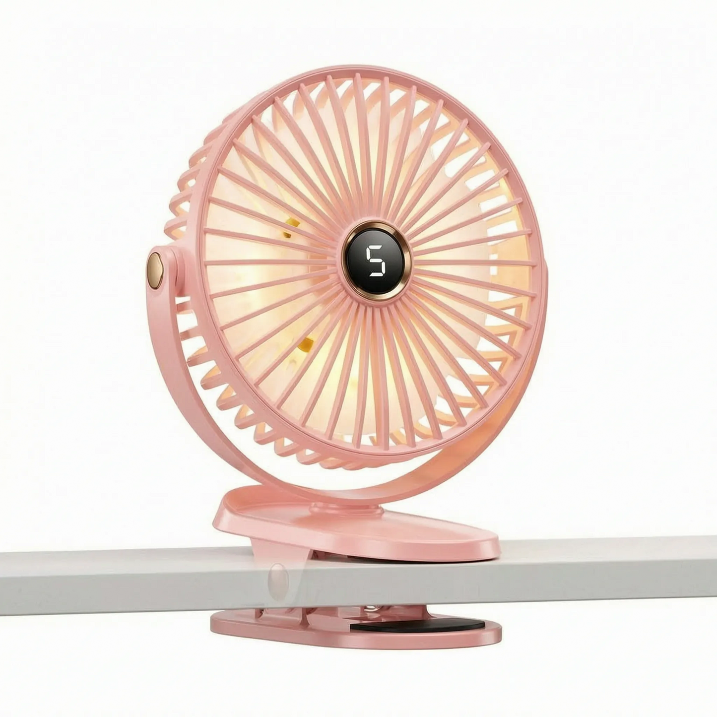 Rechargeable Camping Fan With Light | CampBreeze