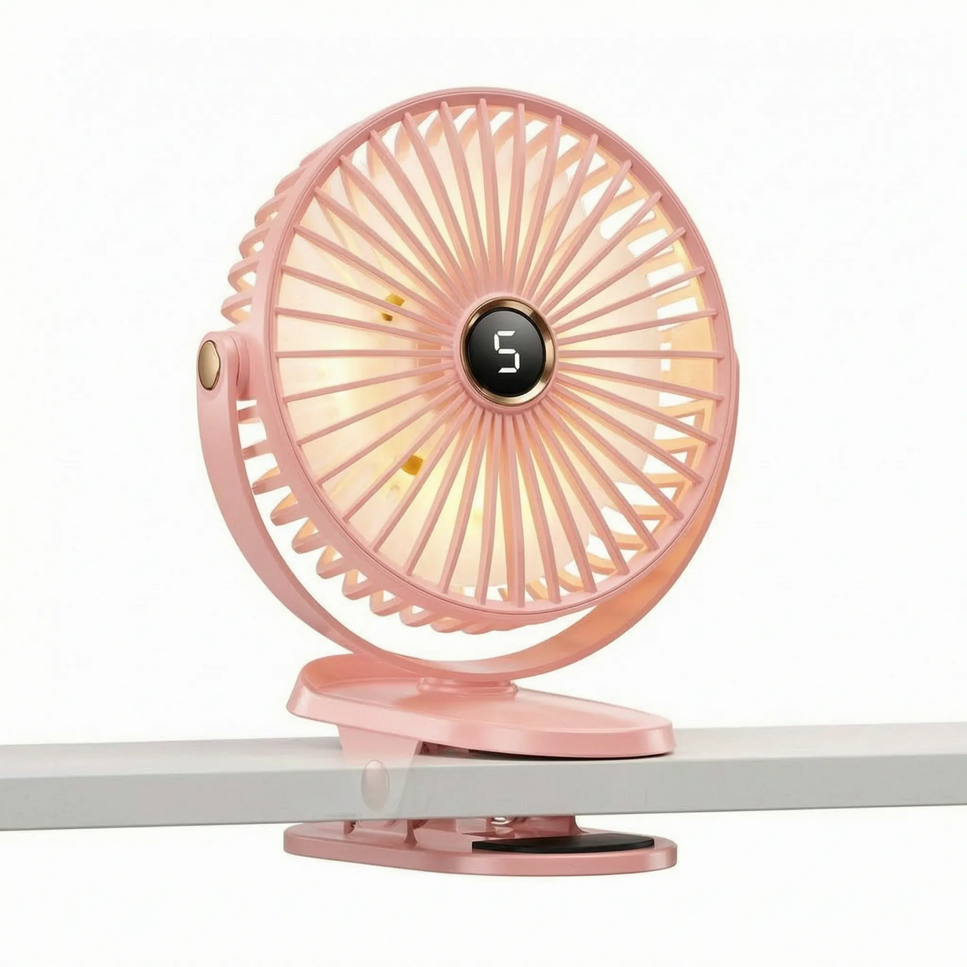 Rechargeable Camping Fan With Light | CampBreeze