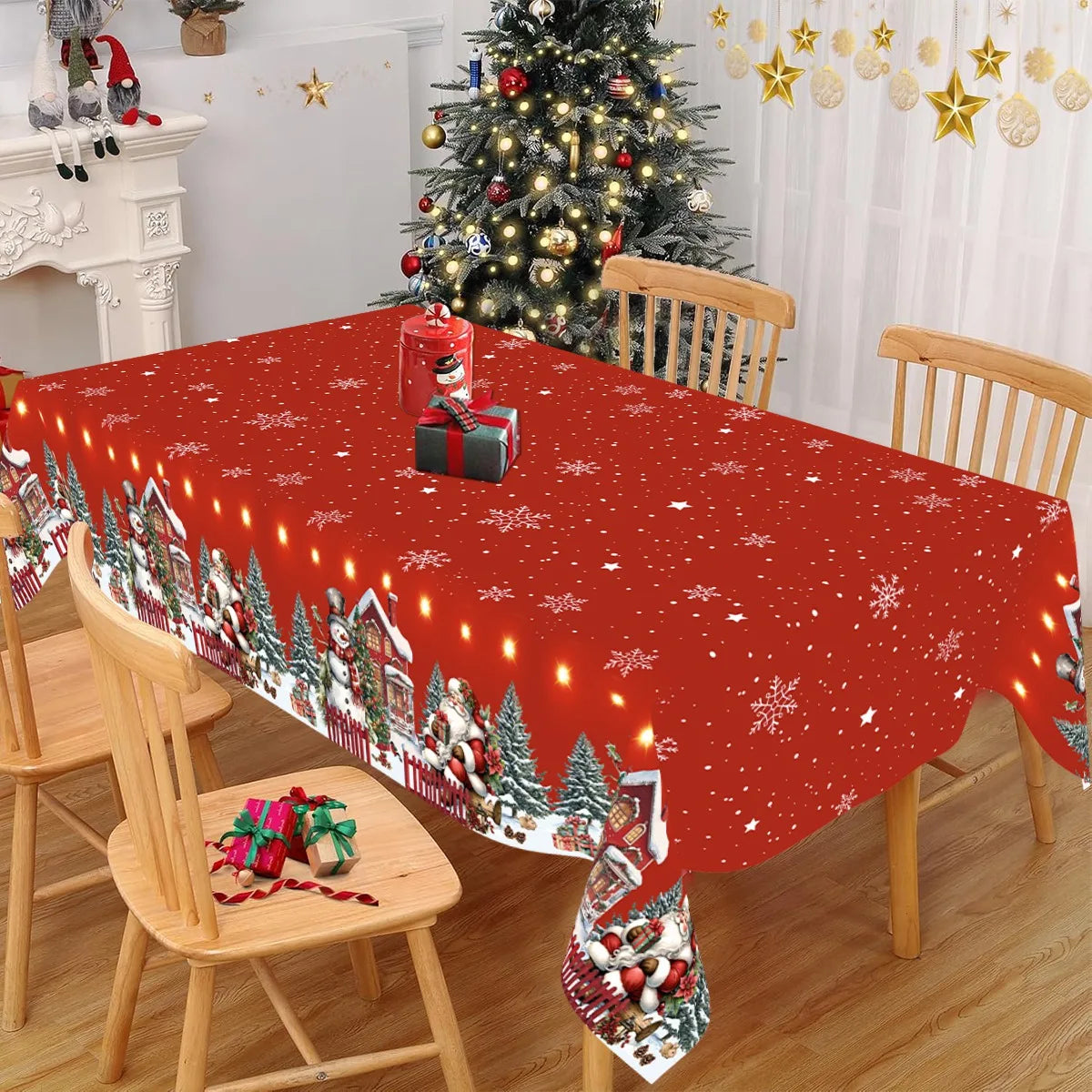 Rectangular Holiday Dining Table Cover
