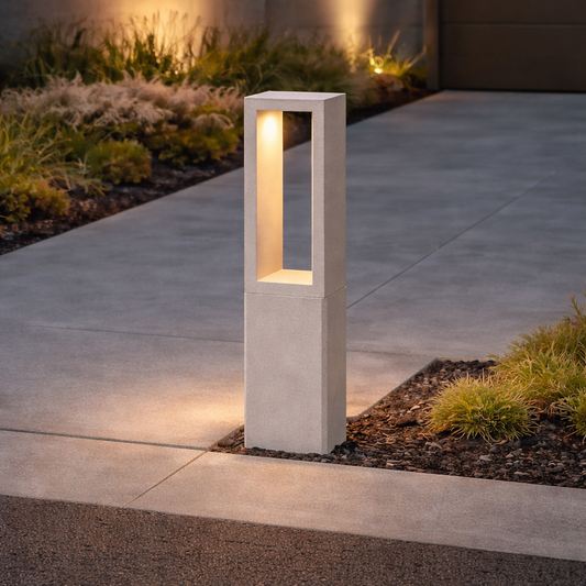 Rectangular Metal Outdoor Path Light Modern Garden LED | Renova