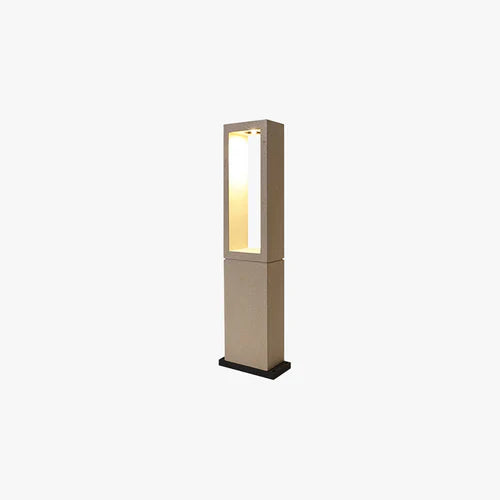 Rectangular Metal Outdoor Path Light Modern Garden LED | Renova