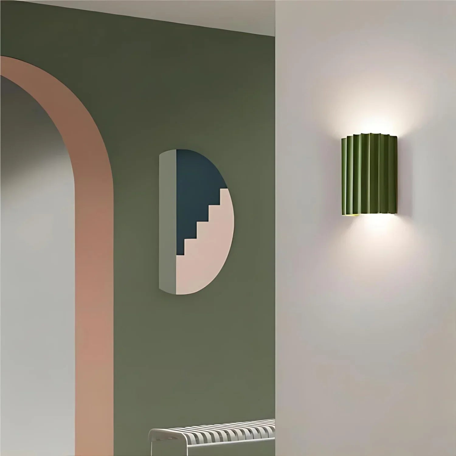 Resin Body Wall Light in Nordic Minimalist Style | Lumoris