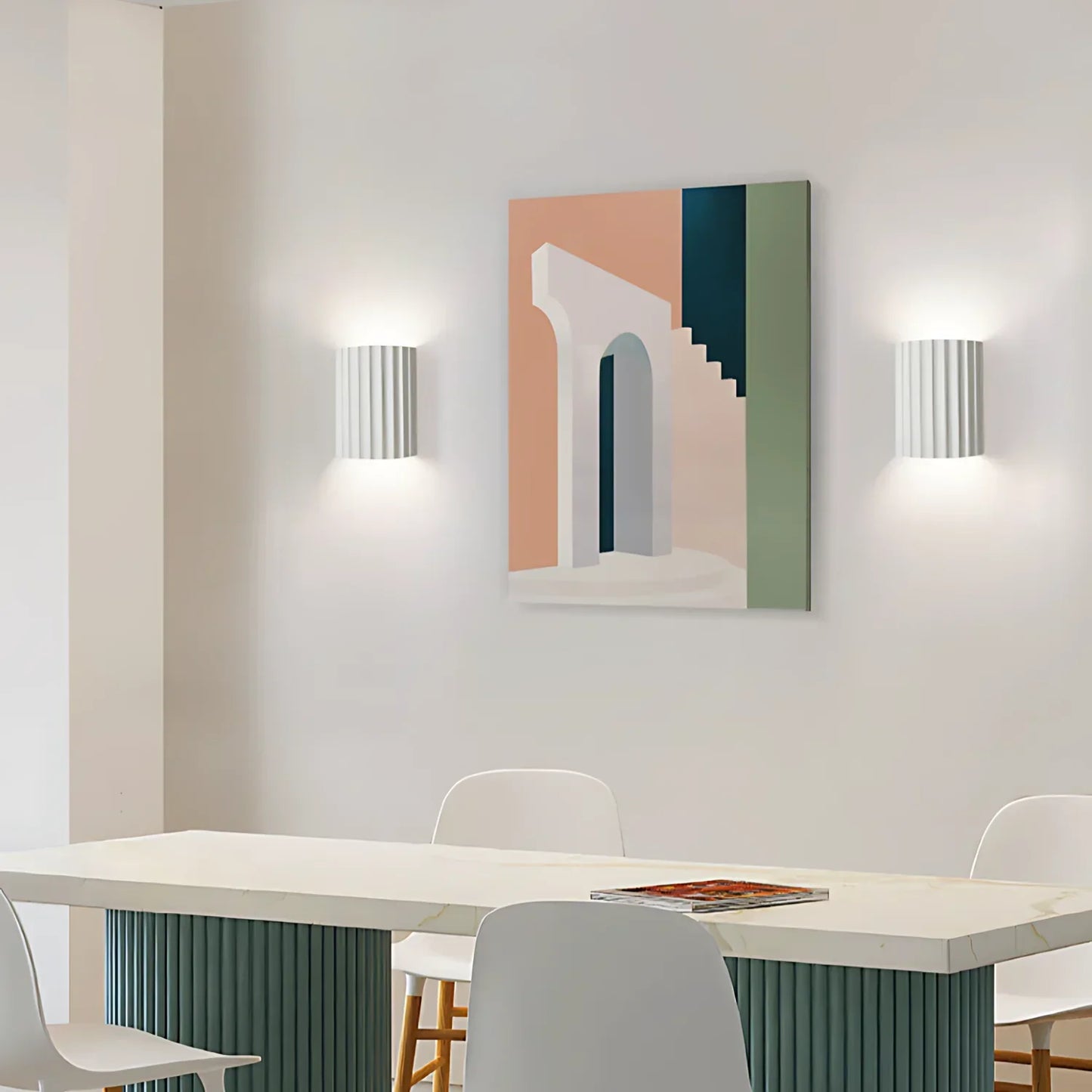 Resin Body Wall Light in Nordic Minimalist Style | Lumoris