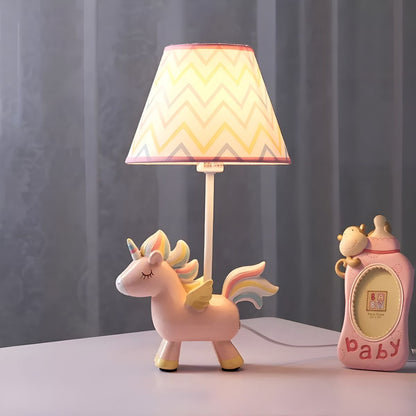 Resin Unicorn Table Lamp for Kids Room | Lunara