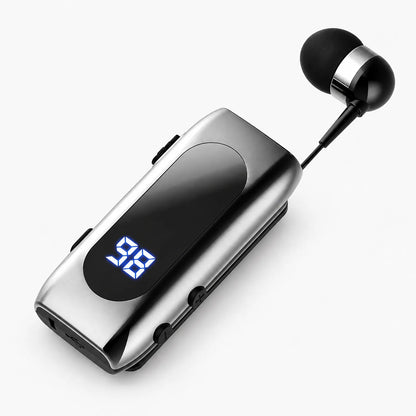 Retractable Clip On Bluetooth Headset
