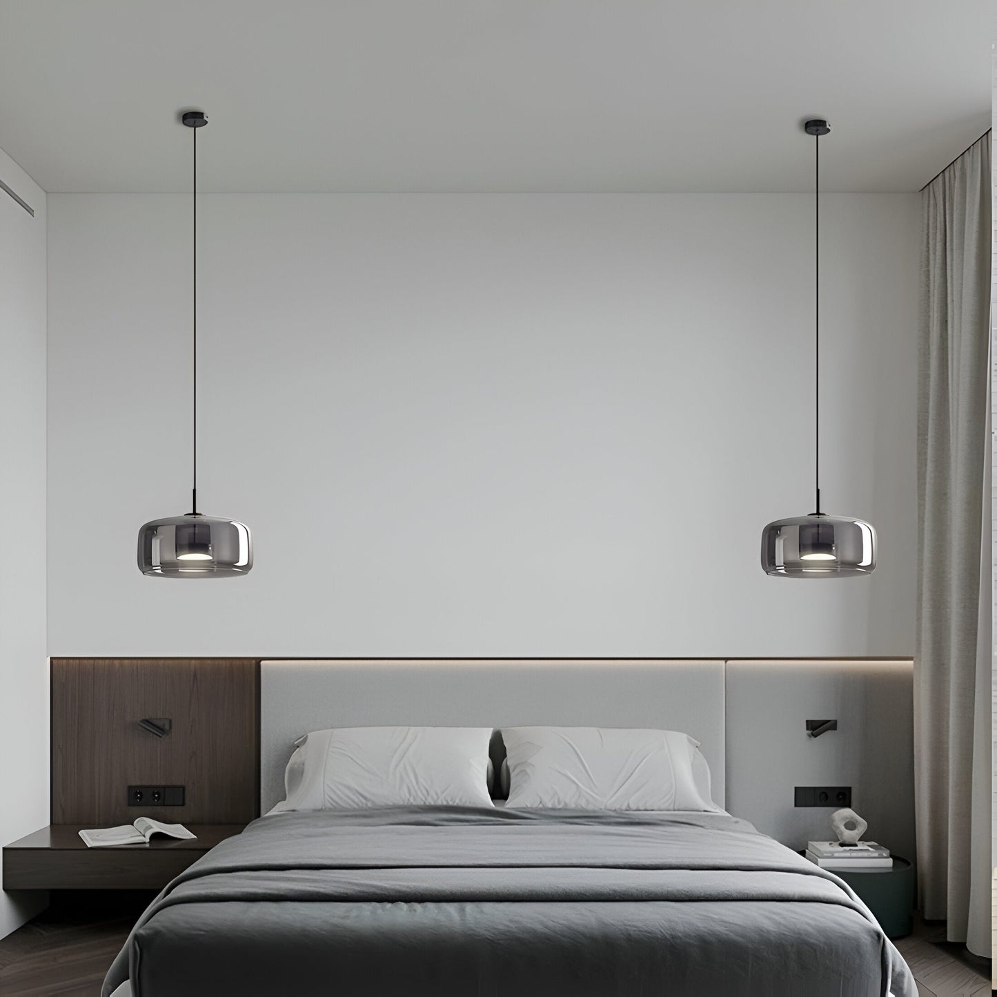 Retro Glass LED Pendant Light Modern Style | Orvixy