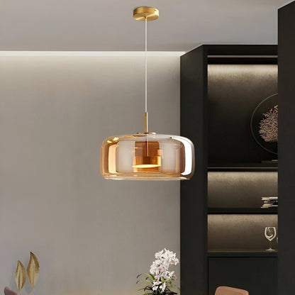 Retro Glass LED Pendant Light Modern Style | Orvixy