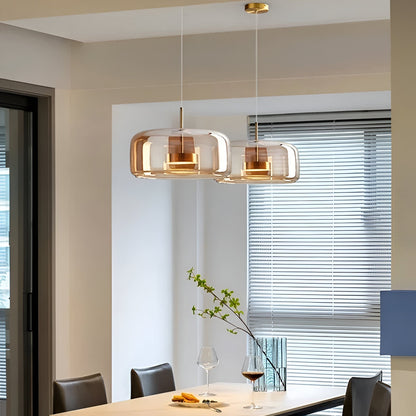 Retro Glass LED Pendant Light Modern Style | Orvixy