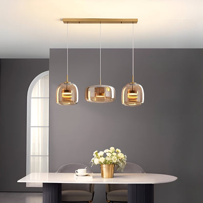 Retro Glass LED Pendant Light Modern Style | Orvixy