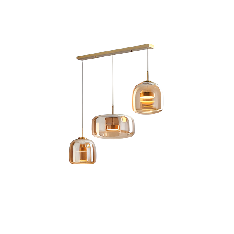 Retro Glass LED Pendant Light Modern Style | Orvixy