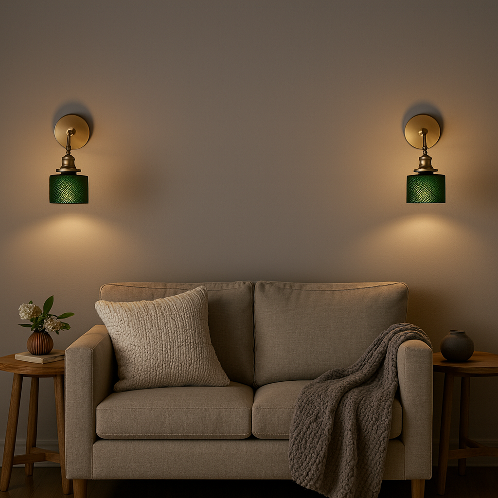 Retro Glass Shade Wall Light for Modern Interiors | Lumarel