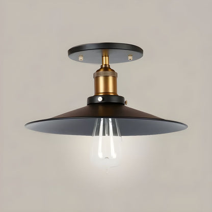 Retro Industrial Metal Ceiling Light Fixture | Virela