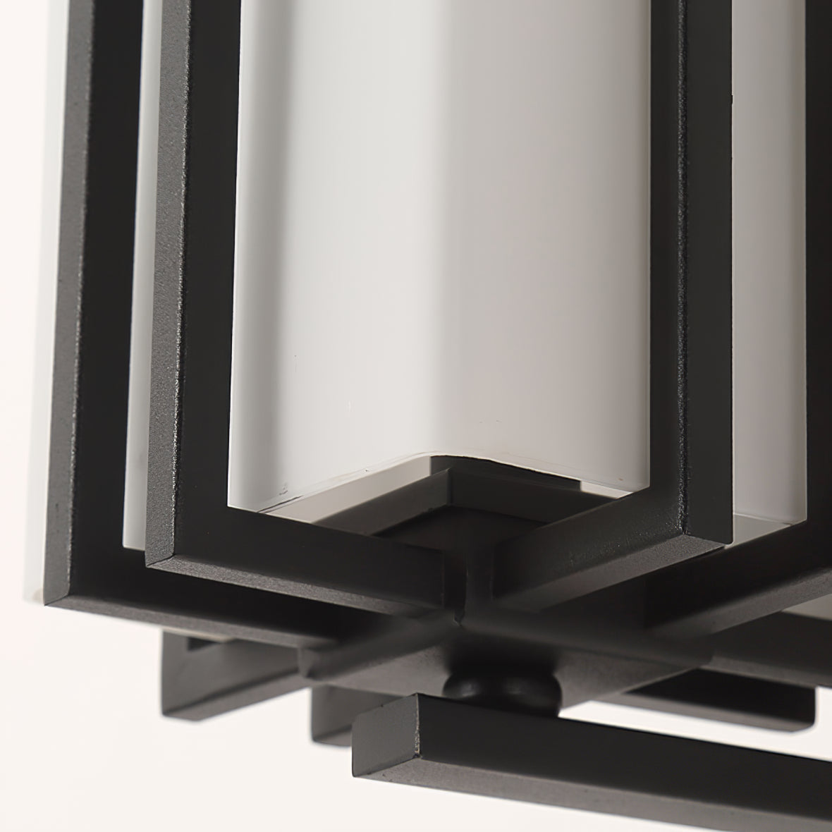 Retro Industrial Outdoor Glass Wall Light Fixture | Relnix