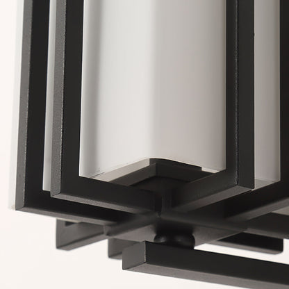 Retro Industrial Outdoor Glass Wall Light Fixture | Relnix