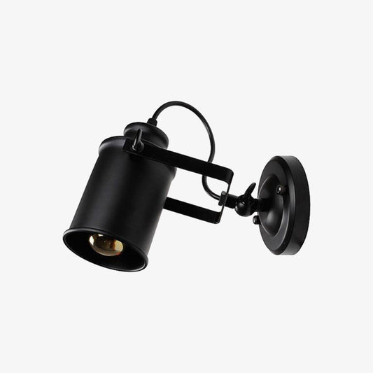 Retro Metal Industrial Directional Wall Spotlight | Metlora