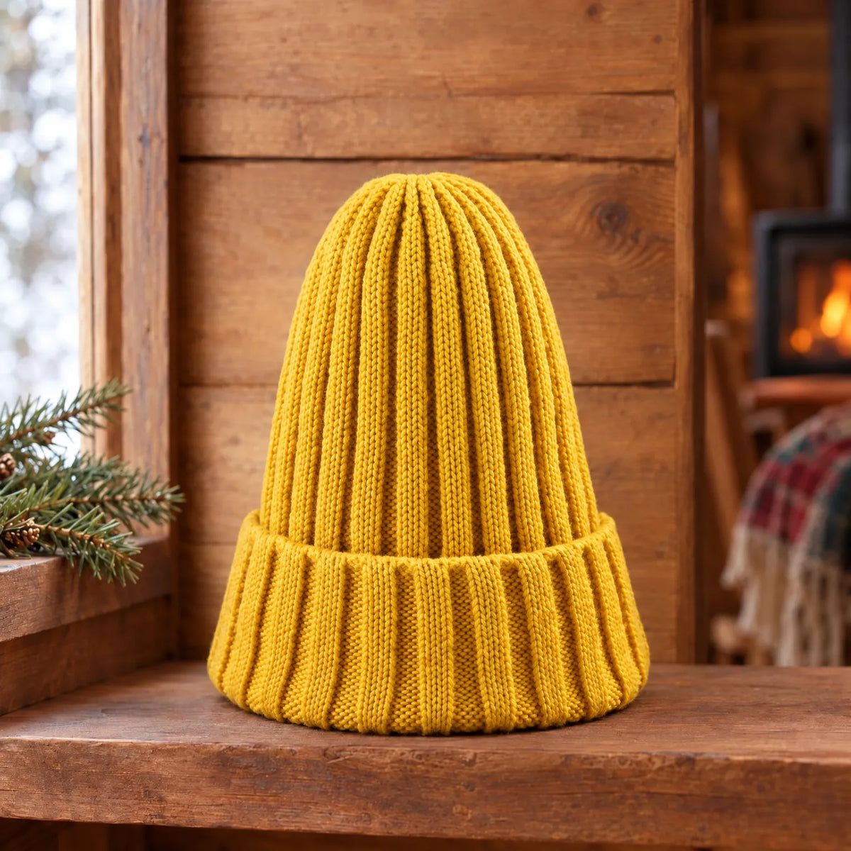 Ribbed Knit Winter Toque