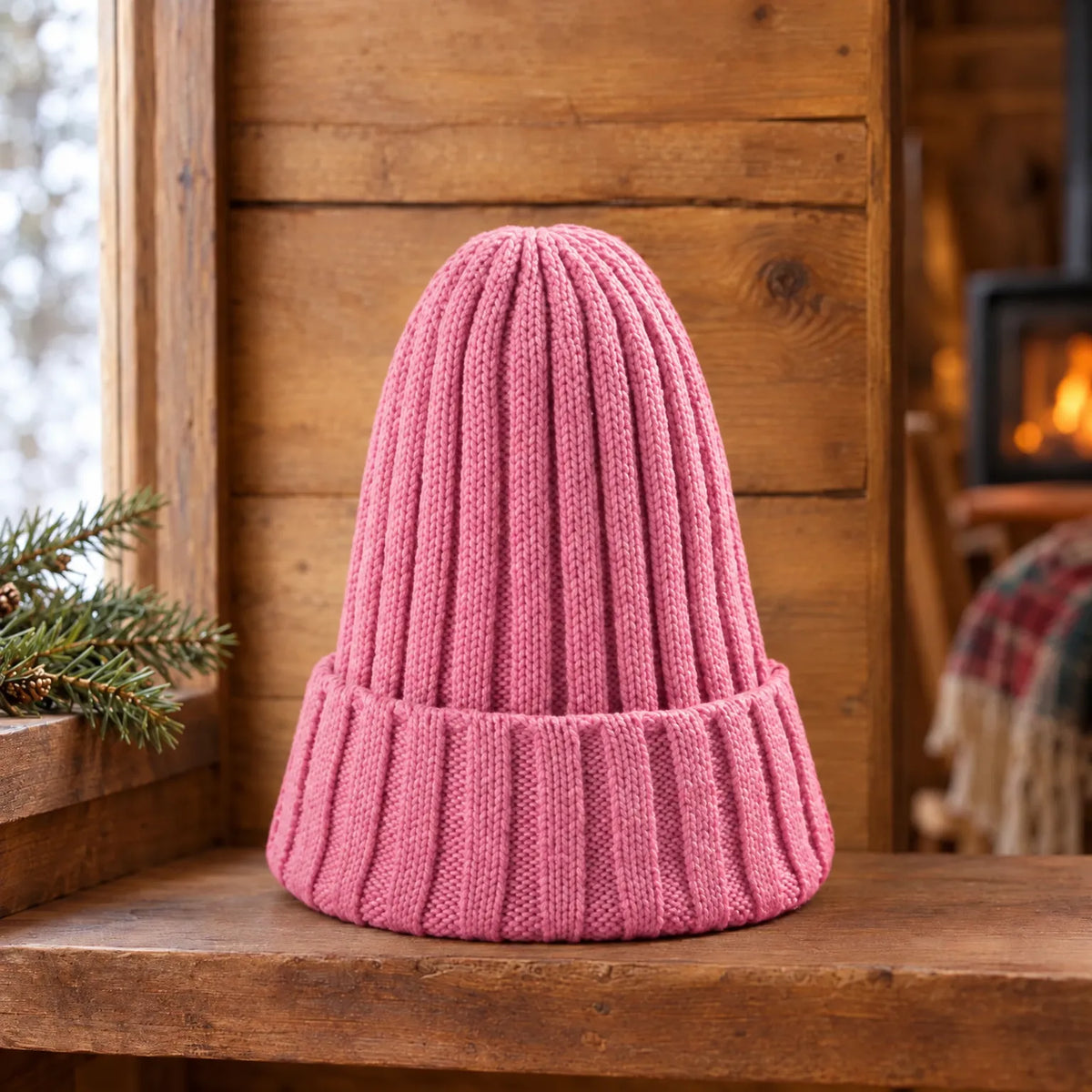Ribbed Knit Winter Toque
