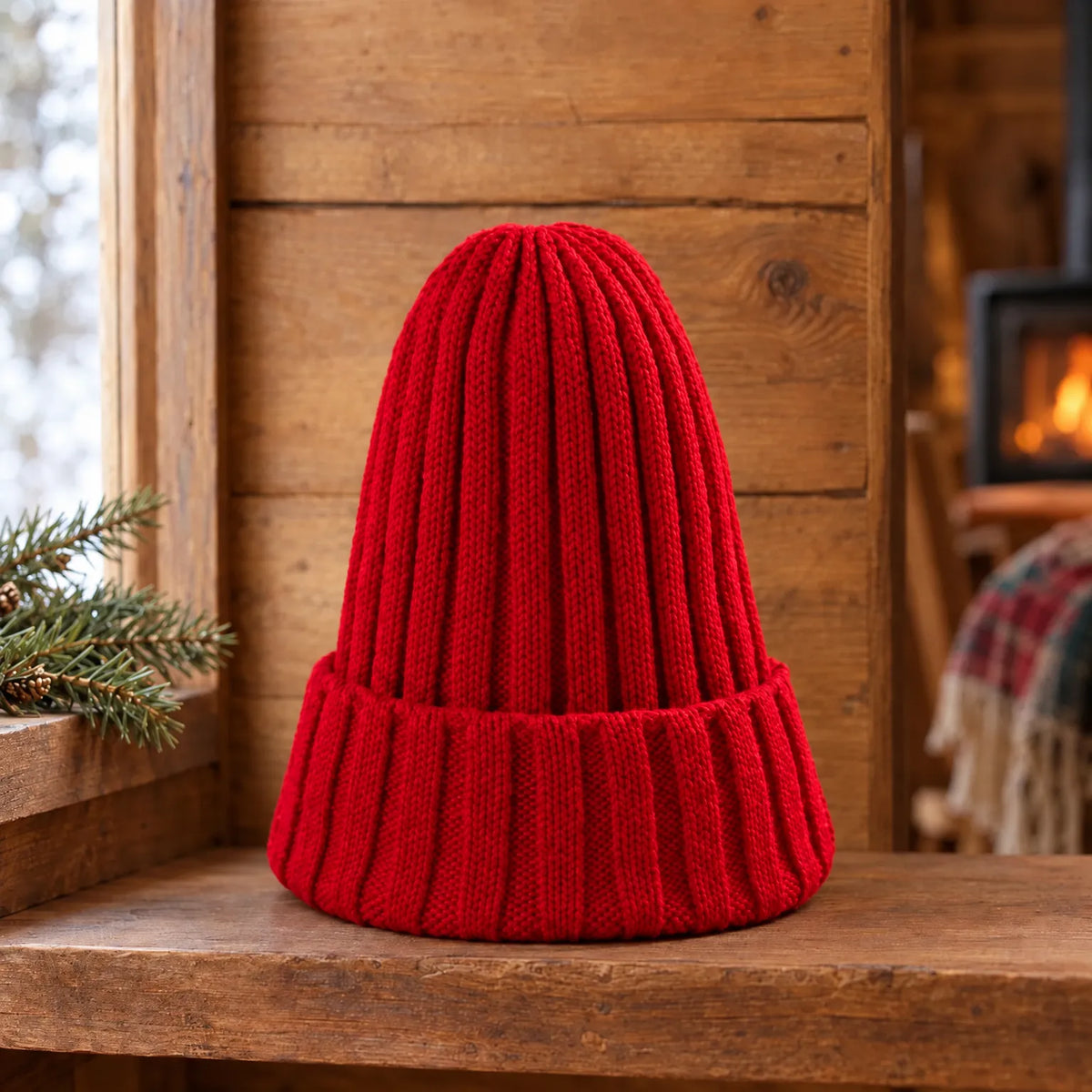Ribbed Knit Winter Toque