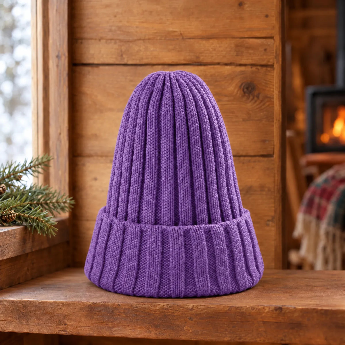 Ribbed Knit Winter Toque