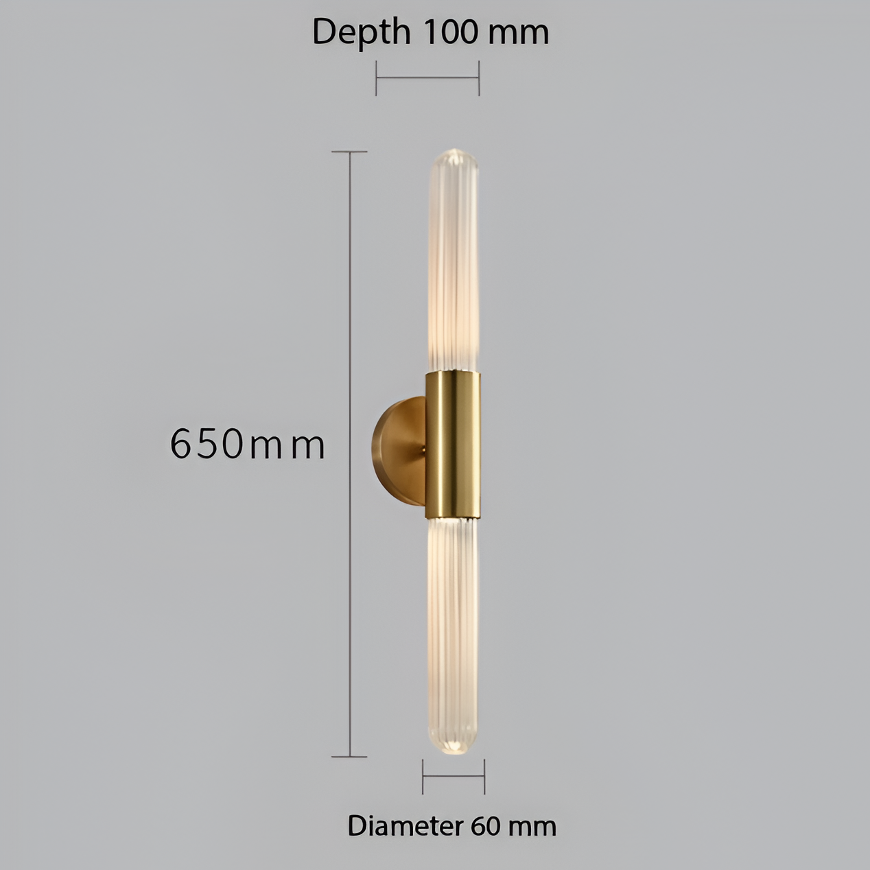 Ripple Glass Nordic Wall Light for Soft Accent Glow | Lumavik