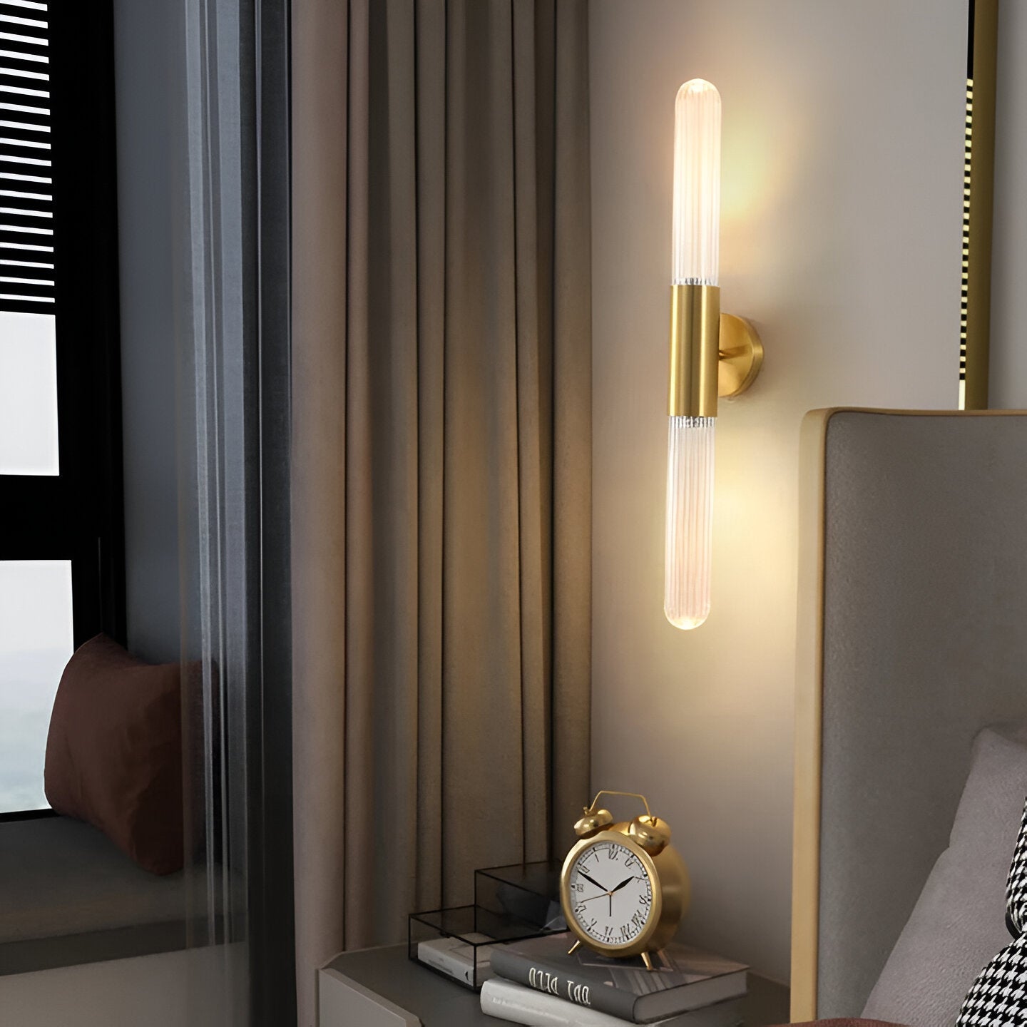 Ripple Glass Nordic Wall Light for Soft Accent Glow | Lumavik