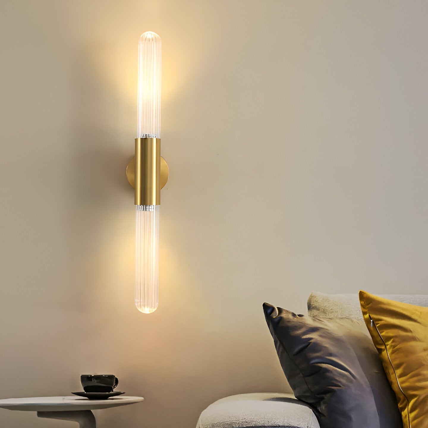 Ripple Glass Nordic Wall Light for Soft Accent Glow | Lumavik