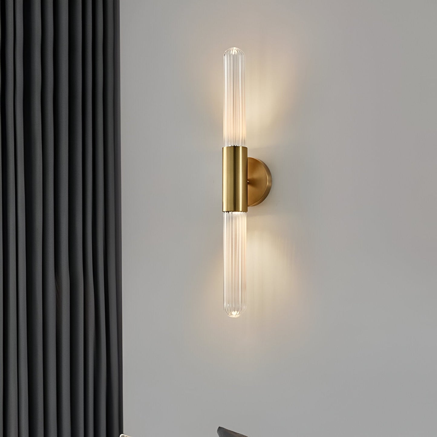 Ripple Glass Nordic Wall Light for Soft Accent Glow | Lumavik