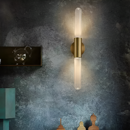 Ripple Glass Nordic Wall Light for Soft Accent Glow | Lumavik