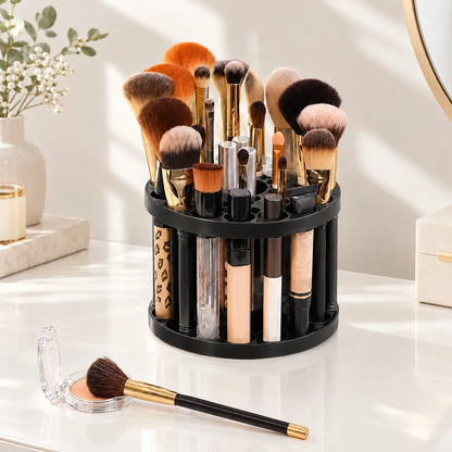 Rotating Makeup Brush Storage Rack
