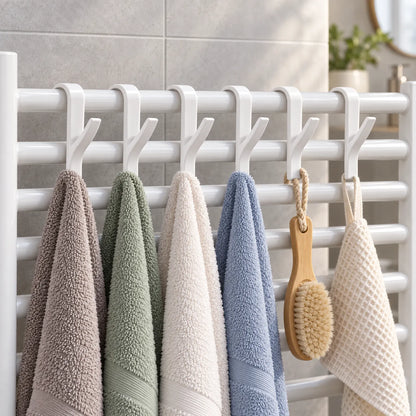 Rotating Towel Hook for Radiators and Shower Rails
