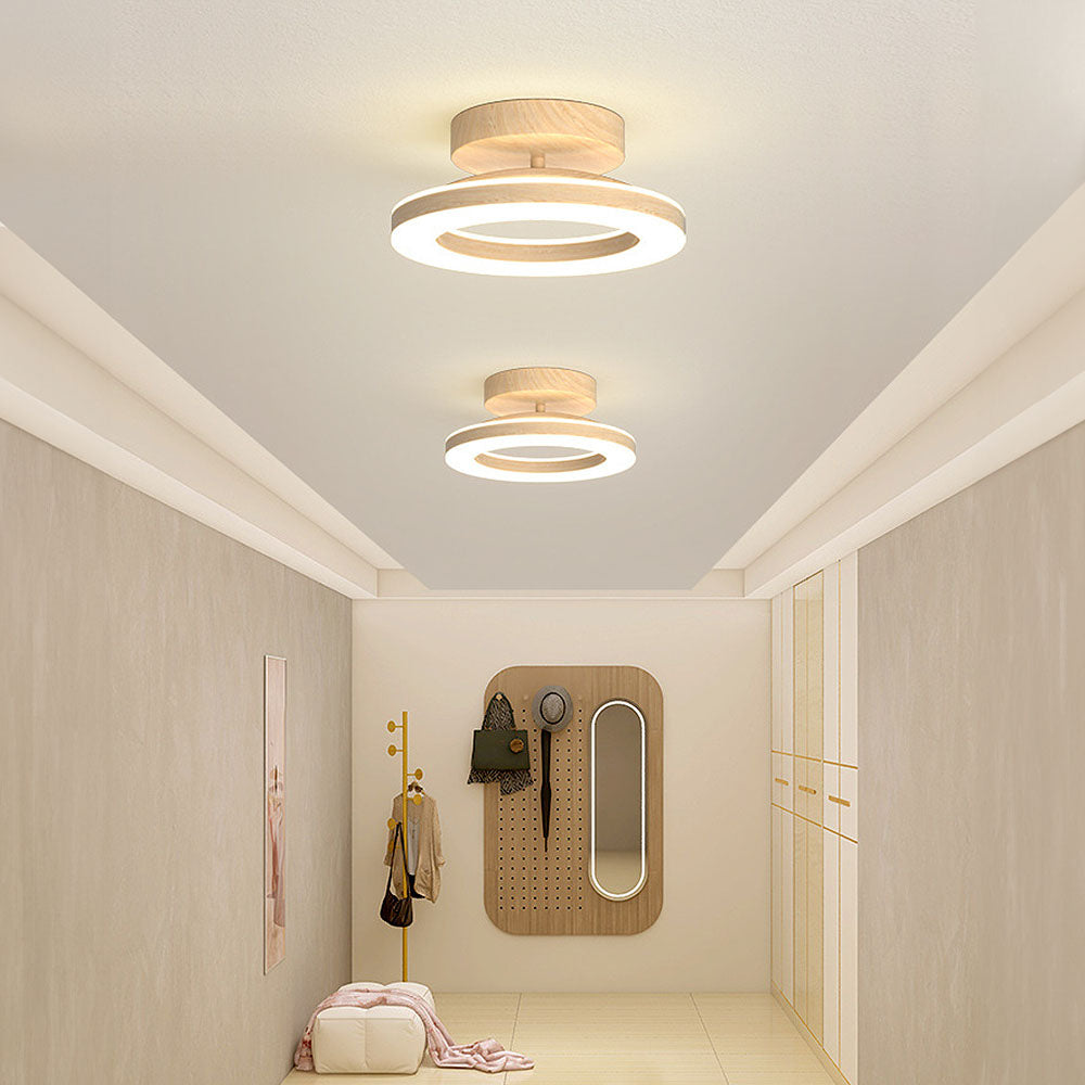 Round Acrylic Ceiling Light for Hallways Modern | Velirox
