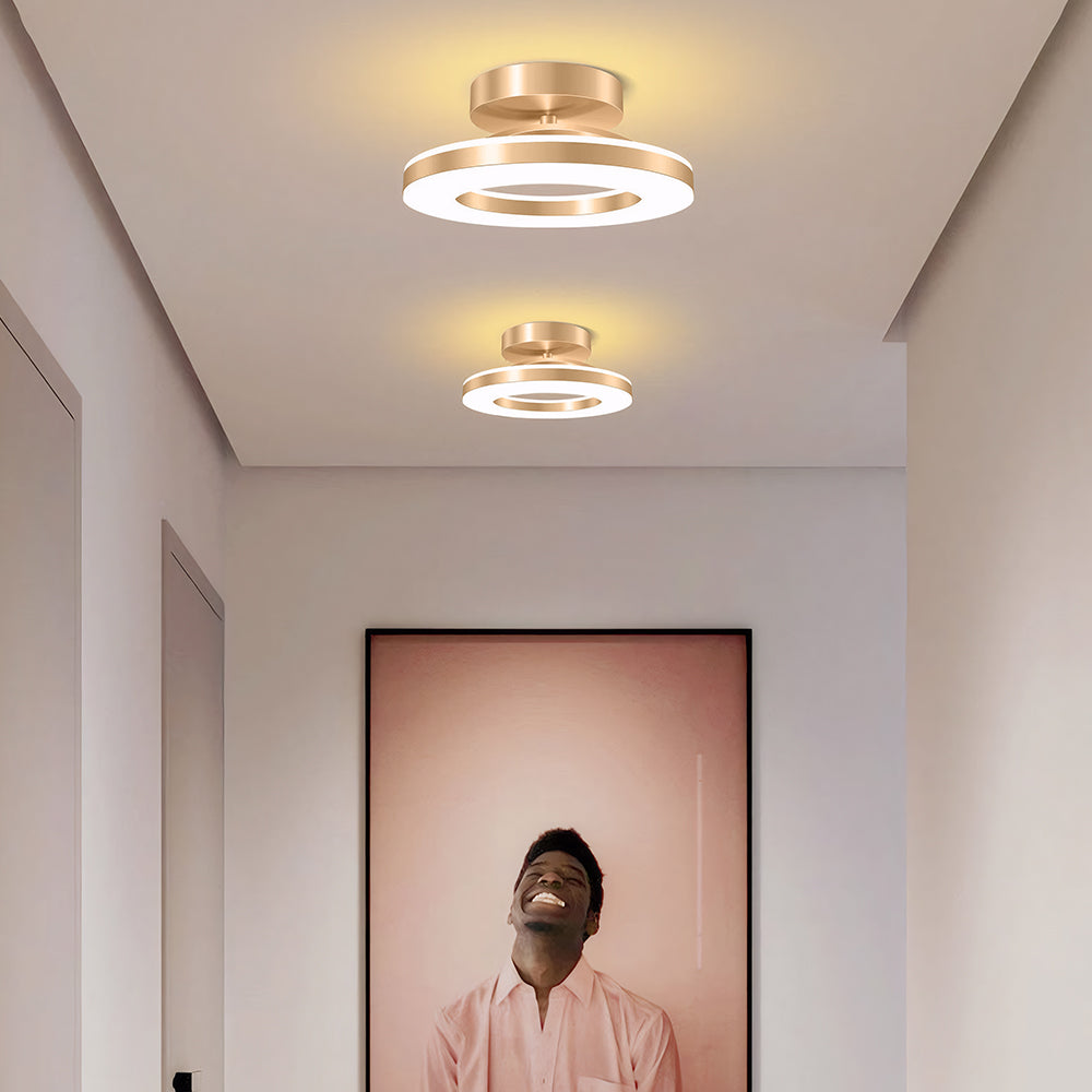 Round Acrylic Ceiling Light for Hallways Modern | Velirox