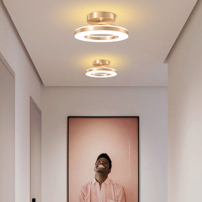 Round Acrylic Ceiling Light for Hallways Modern | Velirox