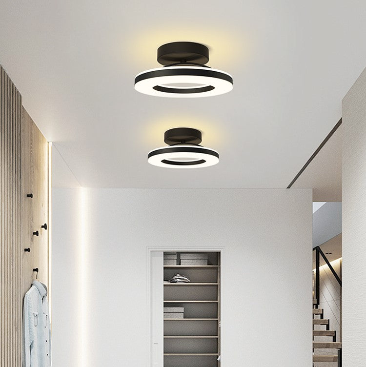 Round Acrylic Ceiling Light for Hallways Modern | Velirox