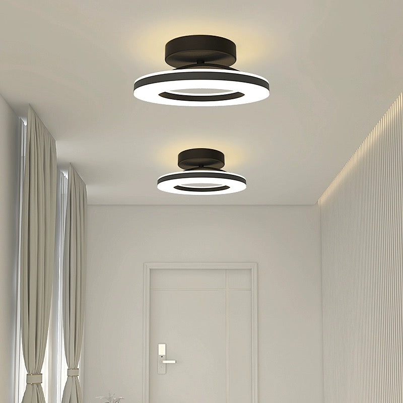 Round Acrylic Ceiling Light for Hallways Modern | Velirox