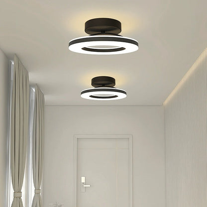 Round Acrylic Ceiling Light for Hallways Modern | Velirox