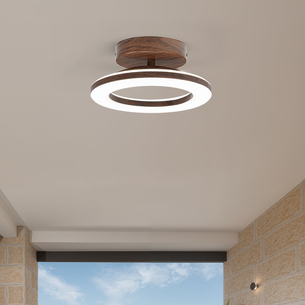Round Acrylic Ceiling Light for Hallways Modern | Velirox