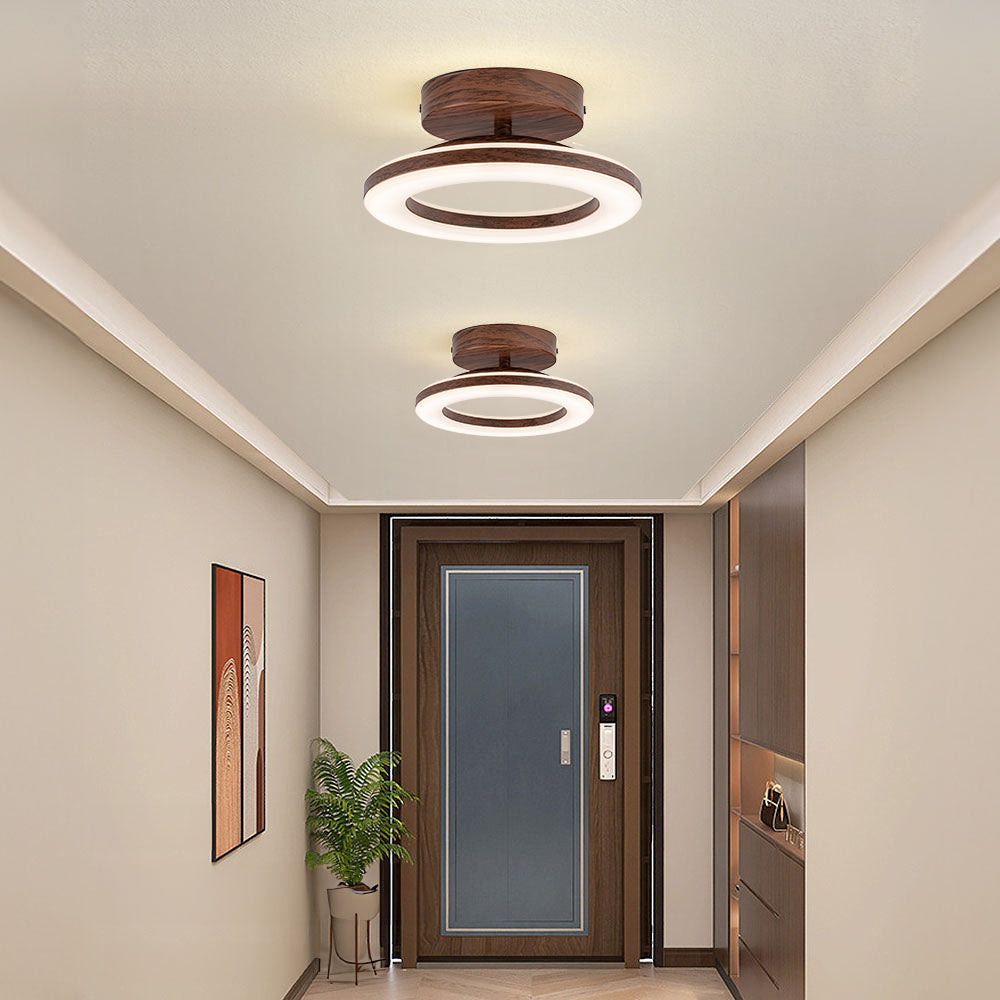 Round Acrylic Ceiling Light for Hallways Modern | Velirox