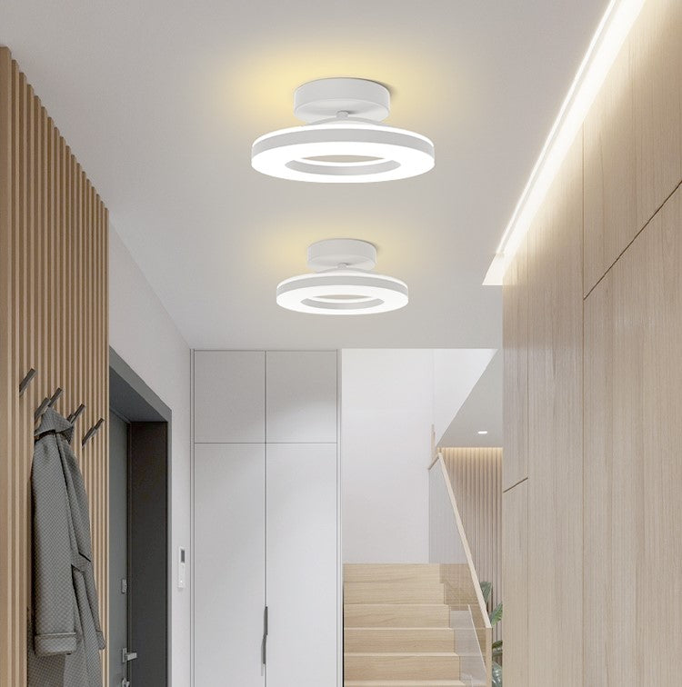 Round Acrylic Ceiling Light for Hallways Modern | Velirox