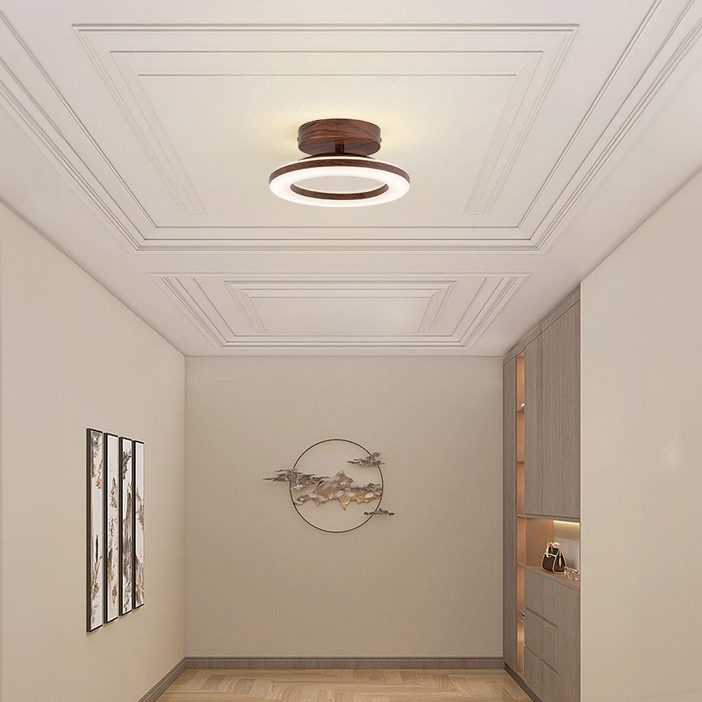 Round Acrylic Ceiling Light for Hallways Modern | Velirox