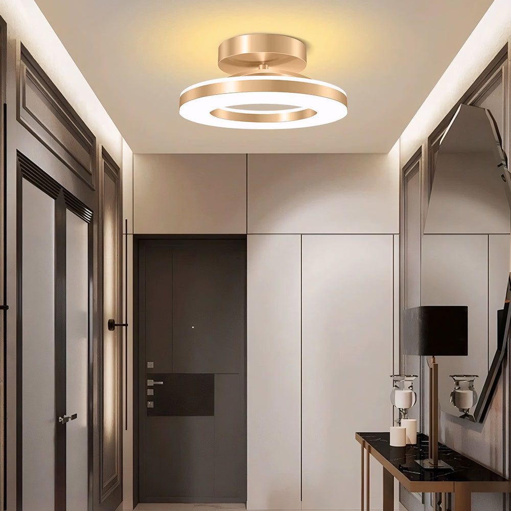 Round Acrylic Ceiling Light for Hallways Modern | Velirox