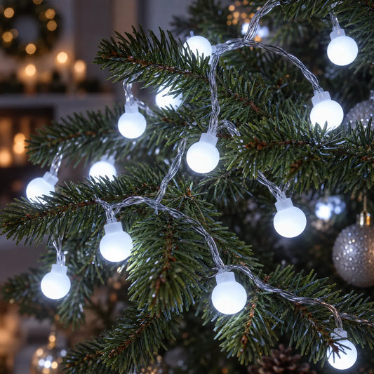 Round Christmas Ball Fairy Lights